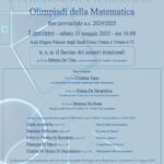 PREMIAZIONE OLIMPIADI DELLA MATEMATICA
